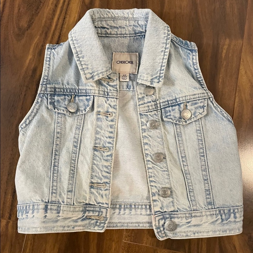 Denim vest